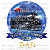 Polar bear express 4 DAD Sublimation transfers Heat Transfer