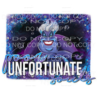 Poor Unfortunate Souls Ursula Sublimation transfers - Heat 