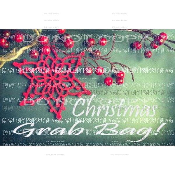 POPULAR CHRISTMAS - Adult size Transfers GRAB BAG 4 FOR 10.00 Sublimation transfers Heat Transfer
