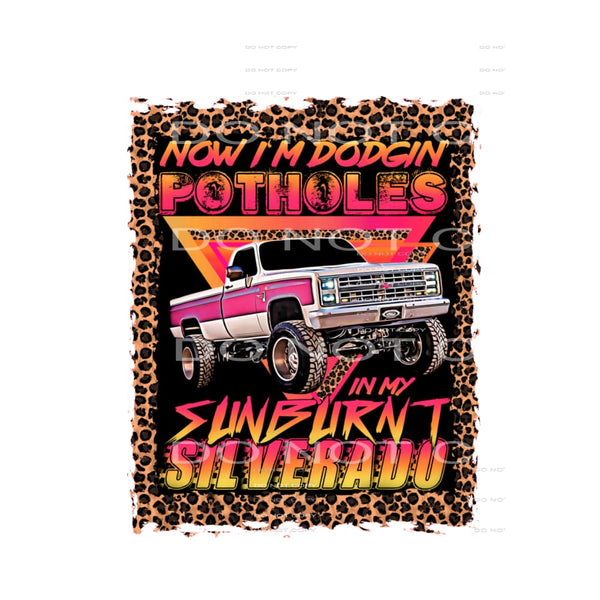 Potholes Silverado # 9926 Sublimation transfers - Heat 
