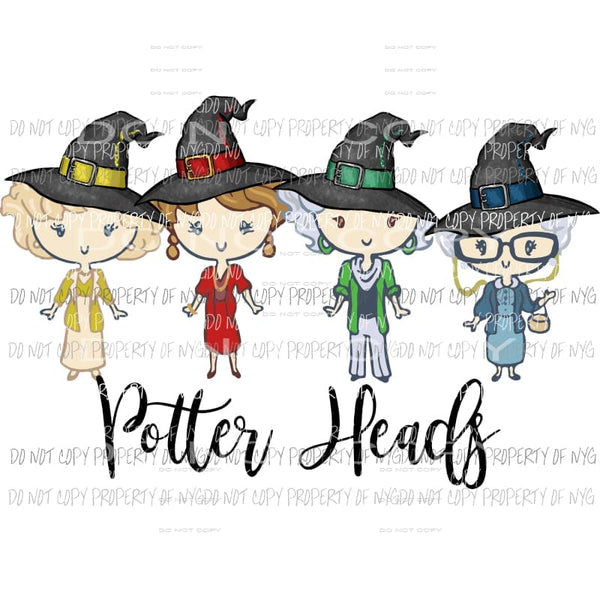 Potter Heads Sublimation transfers Heat Transfer