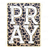 Pray Leopard Gold Sublimation transfers - Heat Transfer