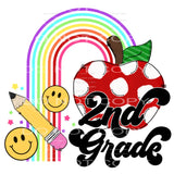 Primary color Rainbow school Grades # 112234 dropdown menu 