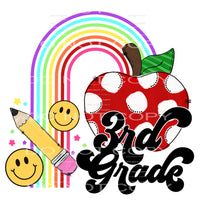 Primary color Rainbow school Grades # 112234 dropdown menu 