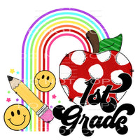 Primary color Rainbow school Grades # 112234 dropdown menu 