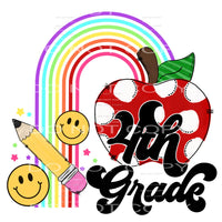 Primary color Rainbow school Grades # 112234 dropdown menu 