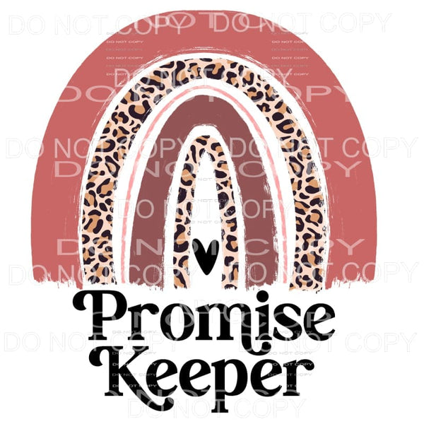 Promise Keeper Rainbow Leopard Vintage Sublimation transfers