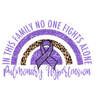 Pulmonary Hypertension No One Fights Alone Rainbow 