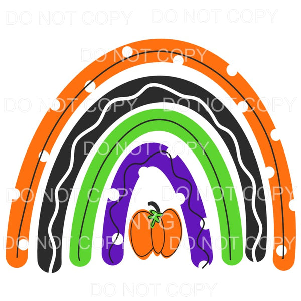Pumpkin Rainbow Sublimation transfers - Heat Transfer