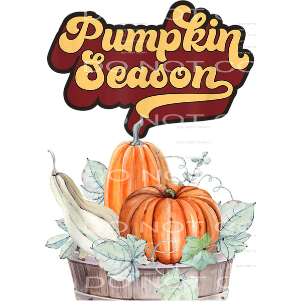 Pumpkin Season # 8740 Sublimation transfers - Heat Transfer