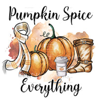 pumpkin spice everything #7595 Sublimation transfers - Heat 