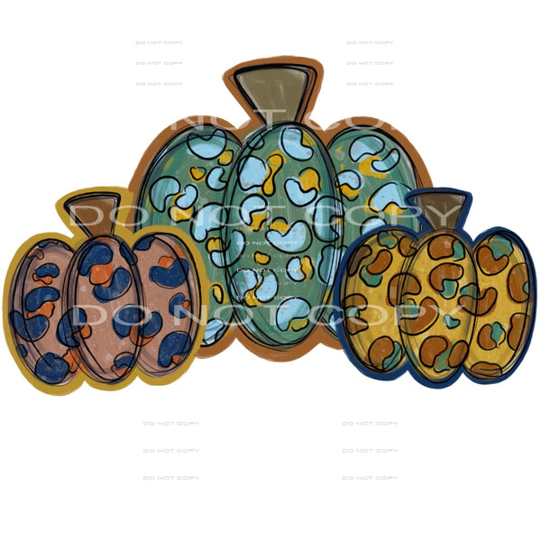 Pumpkin Trio # 8733 Sublimation transfers - Heat Transfer