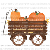 pumpkin wagon 1 Halloween Fall Sublimation transfers Heat Transfer
