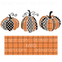 Pumpkins # 144 Sublimation transfers - Heat Transfer