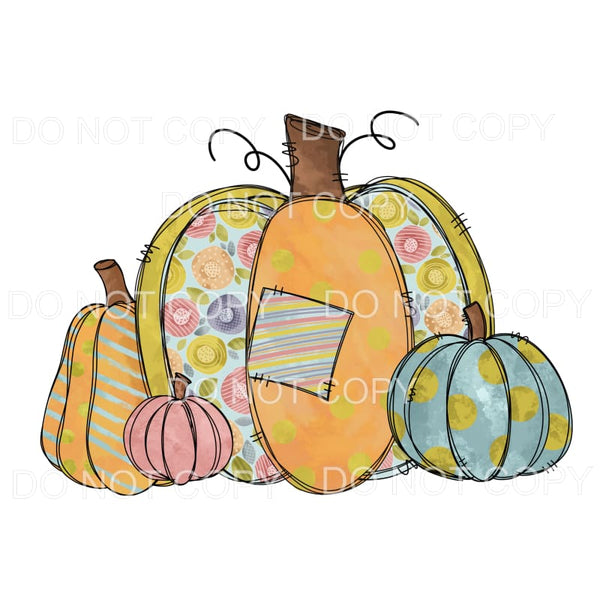 Pumpkins # 209 Sublimation transfers - Heat Transfer