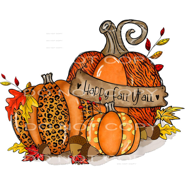 Pumpkins # 8772 sublimation transfers - Heat Transfer