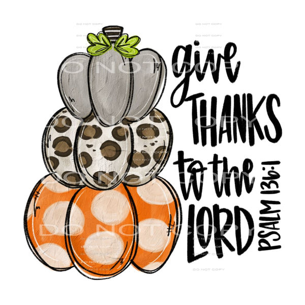 Pumpkins # 8773 sublimation transfers - Heat Transfer