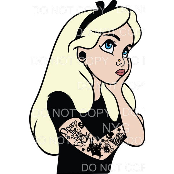 punk princess # 100 Sublimation transfers - Heat Transfer