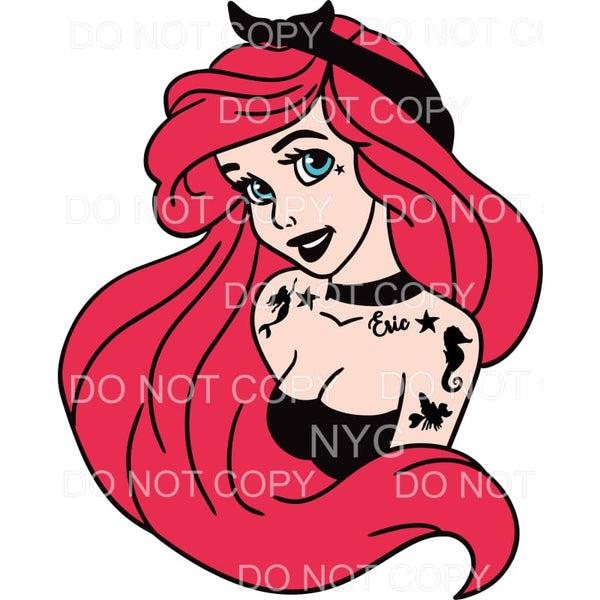 punk princess # 101 Sublimation transfers - Heat Transfer