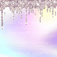 Purple Glitter Drip Pastel Color Gradient Sheet #2 