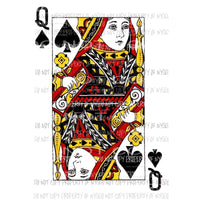 Queen of SPADES Halloween costume Sublimation transfers Heat Transfer