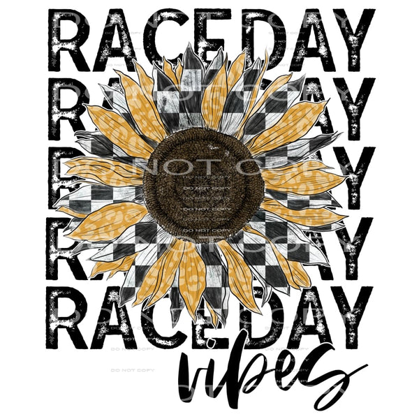 raceday vibes #6206 Sublimation transfers - Heat Transfer