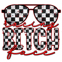 racing bitch face #6213 Sublimation transfers - Heat 