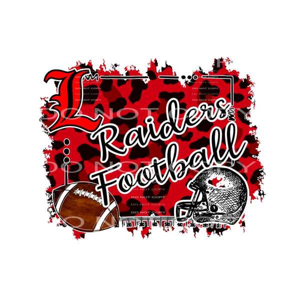 Raiders Football # 5512 Sublimation transfers - Heat 