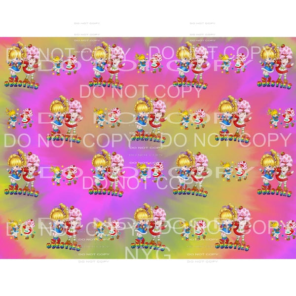 Rainbow brite and strawberry shortcake besties sheet # 2 