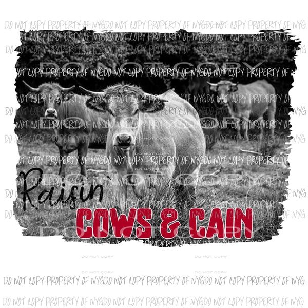 Cow Raisins martodesigns - Raisin cows Sublimation transfers