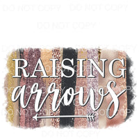 Raising Arrows Brushstrokes Neutral Sublimation transfers - 