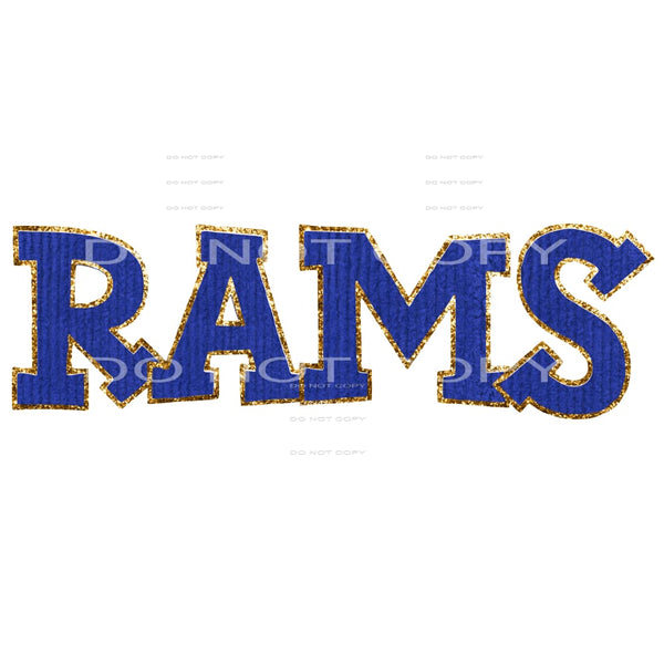 rams #6169 Sublimation transfers - Heat Transfer
