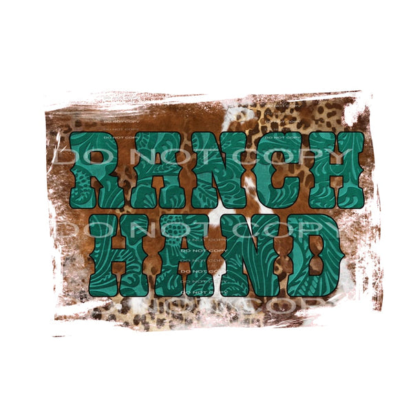 ranch hand #4211 Sublimation transfers - Heat Transfer
