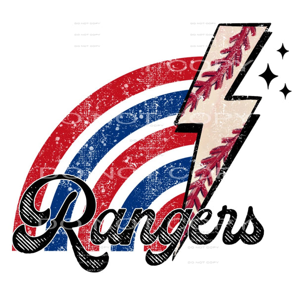 Rangers #6565 Sublimation transfers - Heat Transfer