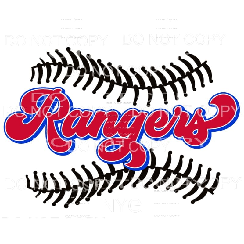 martodesigns - Rangers Baseball Texas Sublimation transfers
