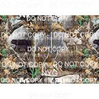 Realtree Camo Sheet #3 Sublimation transfers 13 x 9 inches Heat Transfer