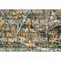 Realtree Camo Sheet #5 Sublimation transfers 13 x 9 inches Heat Transfer
