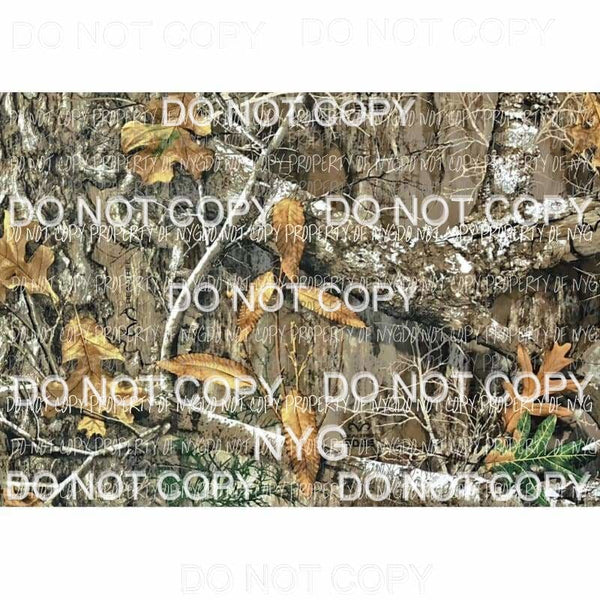 Realtree Camo Sheet #5 Sublimation transfers 13 x 9 inches Heat Transfer