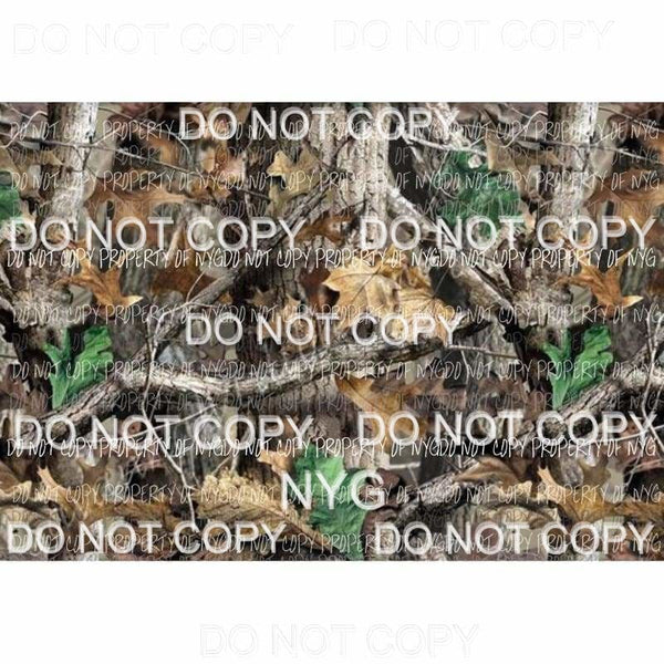 Realtree Camo Sheet #6 Sublimation transfers 13 x 9 inches Heat Transfer