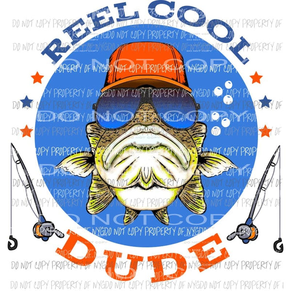 Reel Cool DUDE Sublimation transfers Heat Transfer