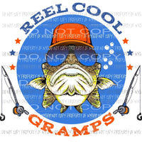 Reel Cool Gramps Sublimation transfers Heat Transfer