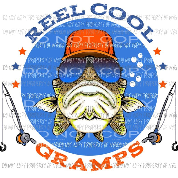 Reel Cool Gramps Sublimation transfers Heat Transfer
