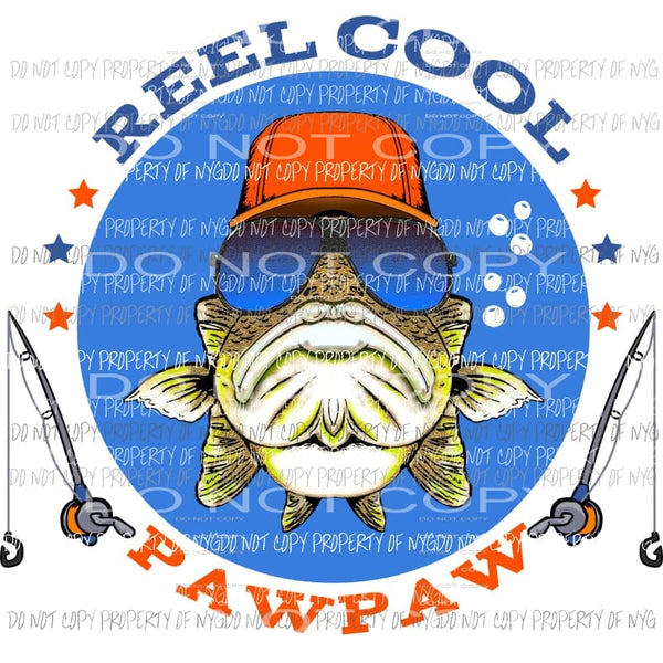 Reel Cool PAWPAW Sublimation transfers Heat Transfer