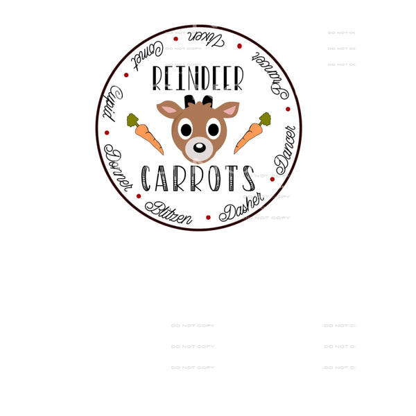reindeer carrots #7515 Sublimation transfers - Heat Transfer