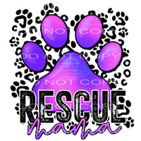 rescue mama #6353 Sublimation transfers - Heat Transfer