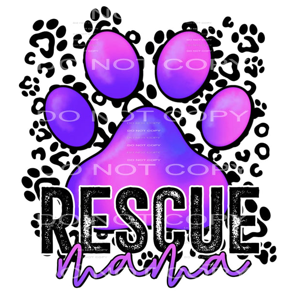 rescue mama #6353 Sublimation transfers - Heat Transfer