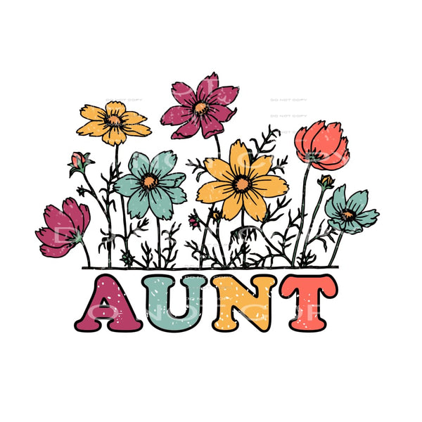 Retro Flower # 12018 CUSTOM Mama - Mimi - Mom - Nana other 