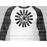 Riding Shotgun with shotgun shells sublimation transfer Heat Transfer