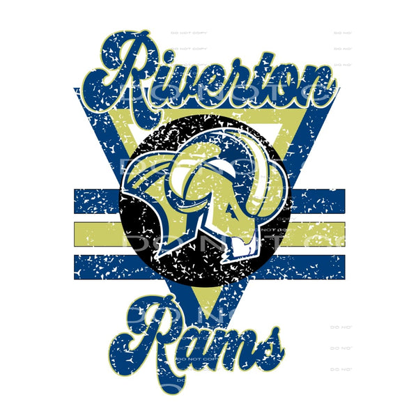 Riverton Rams # 6618 Sublimation transfers - Heat Transfer