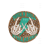 Rock N Roll stole my soul # 12028 Sublimation transfers - 